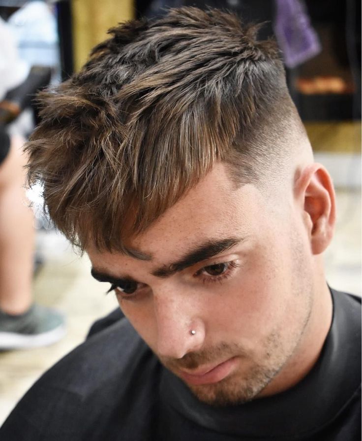 french crop fade man hair style